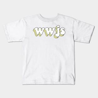 what would jesus say (yellow) Kids T-Shirt